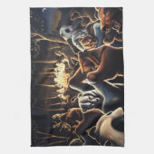 Dansende Beren Handdoeken Dieren Beer Tea Towel (Verticaal)