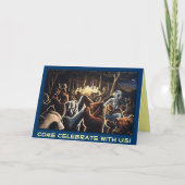 Dansende Beren Kaart Beer Art Print Uitnodiging Ka (Voorkant)