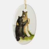 "Dansende Beren" Keramisch Ornament (Rechts)