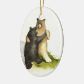 "Dansende Beren" Keramisch Ornament (Links)