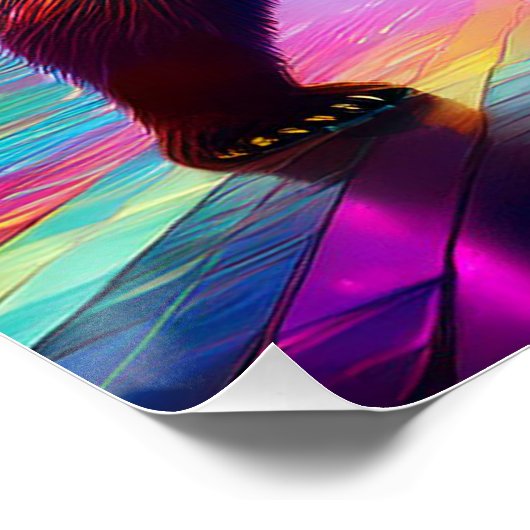 Dansende Beren op de discotheek Perfect Poster (Hoek)