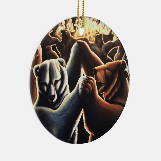 Dansende Beren Ornament Multicultural Love Gifts (Rechts)