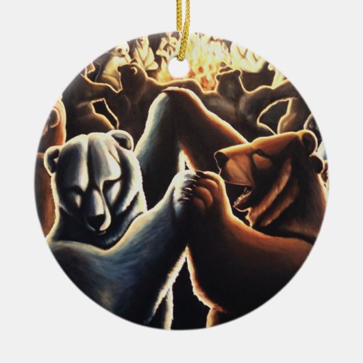 Dansende Beren Ornament Multicultural Love Gifts (Voorkant)