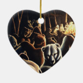 Dansende Beren Ornament Multicultural Love Gifts (Achterkant)