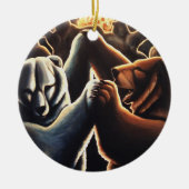 Dansende Beren Ornament Multicultural Love Gifts (Voorkant)