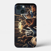 Dansende Beren Samsung Galaxy S4 Hoesje Wildlife A (Achterkant)