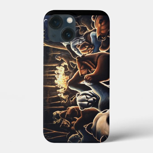 Dansende Beren Samsung Galaxy S4 Hoesje Wildlife A (Achterkant)