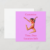 Dansende Bikini Model Thunder_Cove Kaart (Voorkant / Achterkant)