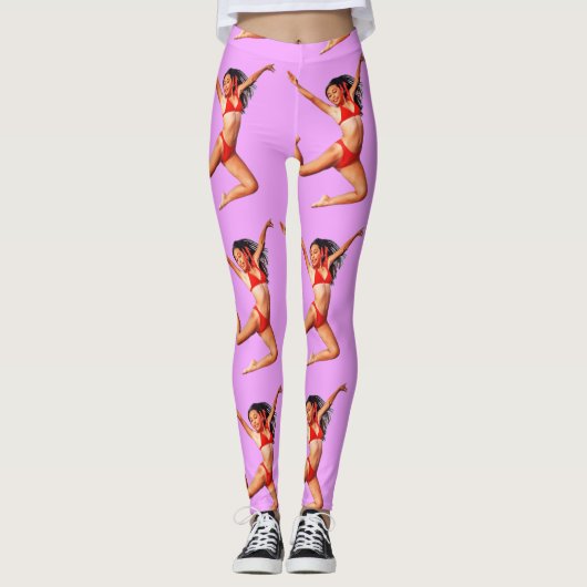 Dansende Bikini Model Thunder_Cove Leggings (Voorkant)