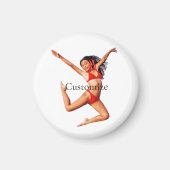 Dansende Bikini Model Thunder_Cove Magneet (Voorkant)