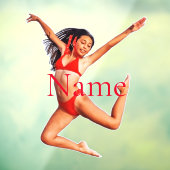 Dansende Bikini Model Thunder_Cove Raamsticker (Vel 3)