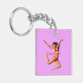 Dansende Bikini Model Thunder_Cove Sleutelhanger (Voorkant Links)