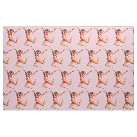 Dansende Bikini Model Thunder_Cove Stof (Fat Quarter)