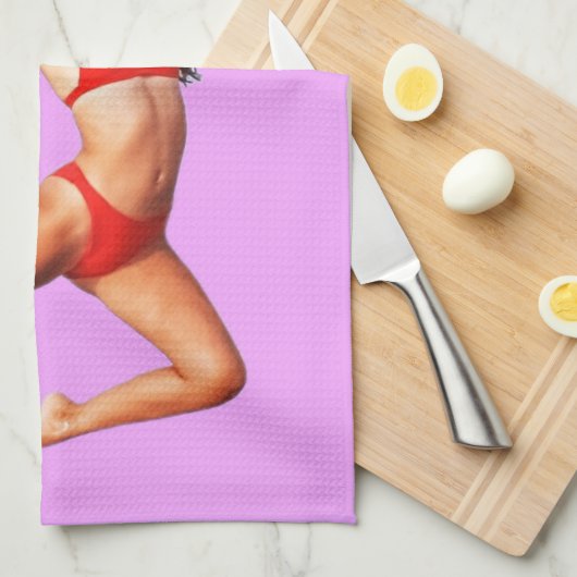 Dansende Bikini Model Thunder_Cove Theedoek (Quarter Fold)