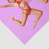 Dansende Bikini Model Thunder_Cove Tissuepapier (Detail)