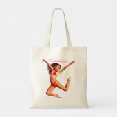 Dansende Bikini Model Thunder_Cove Tote Bag (Achterkant)