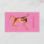 Dansende Bikini Model Thunder_Cove Visitekaartje (Achterkant)