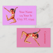 Dansende Bikini Model Thunder_Cove Visitekaartje (Voorkant / Achterkant)