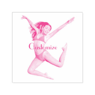 Dansende Bikini Model Thunder_Cove Zelfinktende Stempel