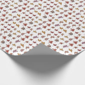 Dansende blaadjes cadeaupapier (Hoek)