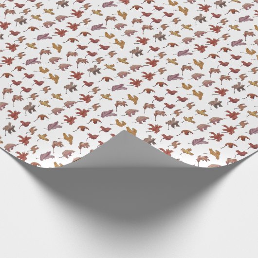 Dansende blaadjes cadeaupapier (Hoek)