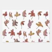 Dansende blaadjes inpakpapier vel (Voorkant 3)