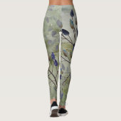 Dansende Bladeren Broek Leggings (Achterkant)