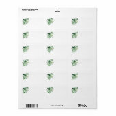 Dansende bladeren - Weddenschapslabel Etiket (Full Sheet)