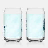 Dansende Blauwe Raaf Blikvorm Glas (Links)