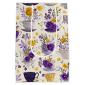 Dansende bloem  medium cadeauzakje (Achterkant)