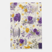 Dansende bloem theedoek (Verticaal)