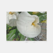 Dansende bloemen fleece deken (Voorkant (Horizontaal))