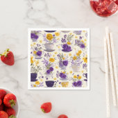 Dansende bloemen mokken servet (Insitu)