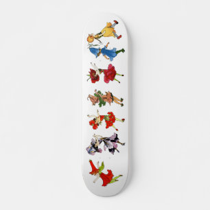 Dansende Bloemkinderen Skateboard