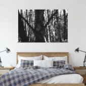 Dansende bomen op 525 Whidbey Island Canvas Afdruk (Insitu (Slaapkamer))