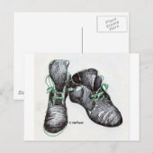 Dansende Boots Briefkaart (Voorkant / Achterkant)