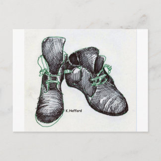 Dansende Boots Briefkaart
