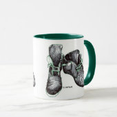 Dansende Boots Mok (Voorkant rechts)