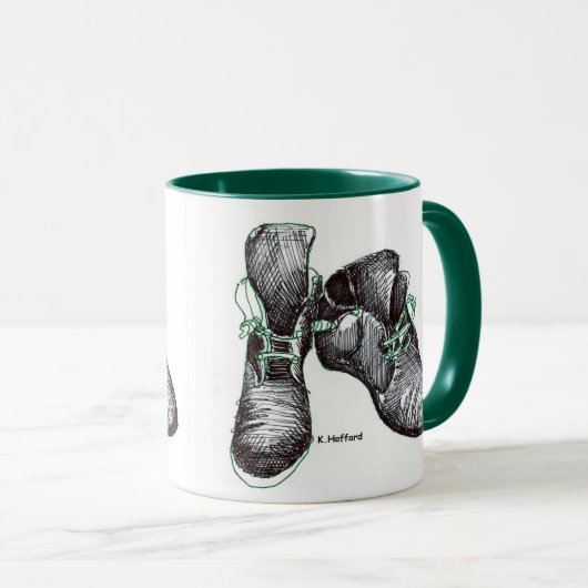 Dansende Boots Mok (Voorkant rechts)