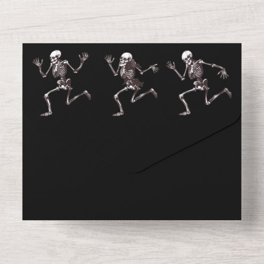 Dansende Botten All In One Uitnodiging (Achterkant)