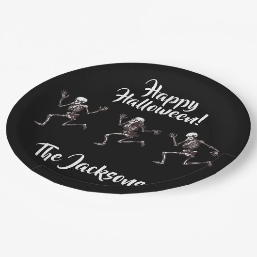 Dansende Botten Papieren Bordje (Gekanteld)