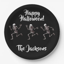 Dansende Botten Papieren Bordje