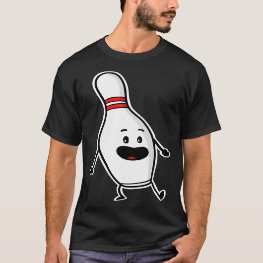 Dansende bowlingpin t-shirt (Voorkant)
