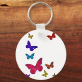 Dansende Butterflies Sleutelhanger (Voorkant)
