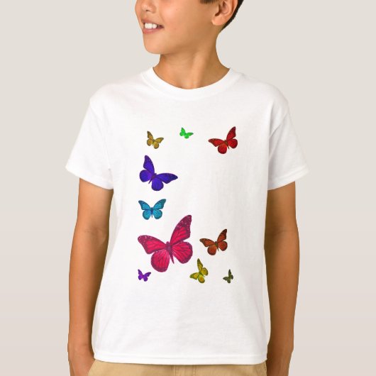 Dansende Butterflies T-shirt (Voorkant)