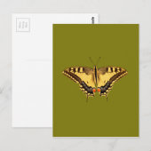 Dansende Butterfly Briefkaart (Voorkant / Achterkant)