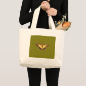 Dansende Butterfly Grote Tote Bag (Voorkant (product))