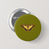 Dansende Butterfly Ronde Button 5,7 Cm (Voorkant /achterkant)