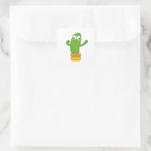 Dansende Cactus Sticker (Tas)