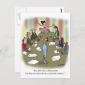 Dansende Cartoon 9386 Briefkaart (Voorkant / Achterkant)